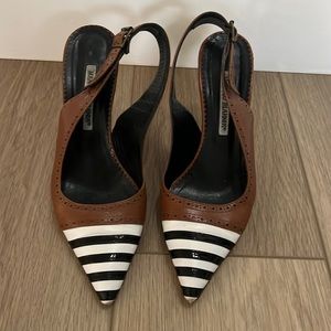 Manolo Blahnik sling back heels